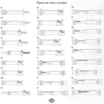 Cruzeta do cardan Ford F-22000 1985 a 1992 ALBARUS ALB5-275