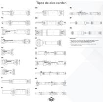 Cruzeta do cardan Volkswagen L-80 1996 a 1997 ALBARUS