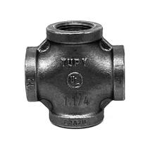 Cruzeta Tupy Preta 1.1/4" NPT Média Pressão Classe 150 Cruzeta Tupy Preta 1.1/4" NPT Média Pressão Classe 150