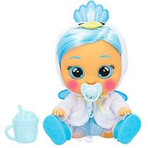 Cry Babies Kiss Me Sydney- 12" Baby Doll Amazon Exclusive Bochechas corantes deluxe apresentam Shimmery Changeable Outfit com garrafa de bebê bônus, para meninas e crianças 18M e até