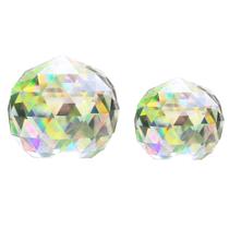 Crystal Ball Prism Window Rainbow Maker Suncatcher, pacote com 2