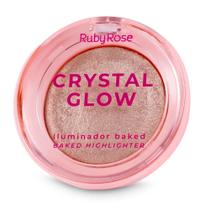 Crystal Glow Iluminador Baked Pink Champagne - Ruby rose