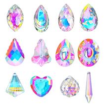 Crystal Prism Suncatchers H&D HYALINE e DORA, pacote com 12 Crystal Prism Suncatchers H&D HYALINE e DORA, pacote com 12
