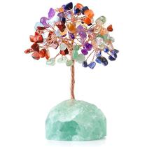 Crystal Tree YATOJUZI 7 Chakra Healing com pedra preciosa natural Crystal Tree YATOJUZI 7 Chakra Healing com pedra preciosa natural