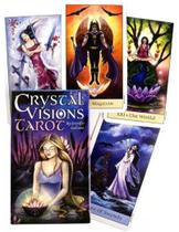 Crystal Visions Tarot Deck Tarô Visões De Cristal Baralho de Cartas de Oráculo