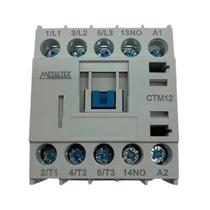 CTM12-B0-301 - Mini Contator 12A/AC3 - Bobina 24VCC - Auxiliar 1NF CTM12-B0-301 - Mini Contator 12A/AC3 - Bobina 24VCC - Auxiliar 1NF