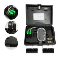 Cto Box Montada Completa Apc 1X8 Splitter Homologada Anatel