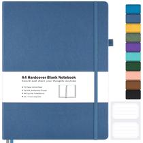 Cuaderno de Bocetos MALEDEN A4 Tapa Dura 21x29.7cm Azul Marino