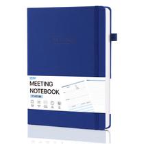Cuaderno de Reuniones WEMATE Planificador de Trabajo B5 con Acciones en Azul