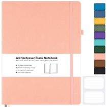 Cuaderno en Blanco MALEDEN A4 21x28 cm Tapa Dura Rosa