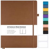 Cuaderno en Blanco MALEDEN A4 22x28 cm Tapa Dura Marrón
