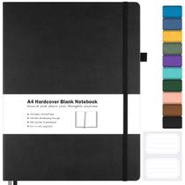 Cuaderno MALEDEN A4 21x28 cm Cubierta Dura de Cuero PU Negro Cuaderno MALEDEN A4 21x28 cm Cubierta Dura de Cuero PU Negro
