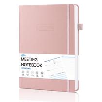 Cuaderno para Reuniones WEMATE Planificador de Trabajo B5 con Tareas Pendientes Rosa
