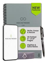 Cuaderno Reutilizable Rocketbook New Core Ejecutivo Gris