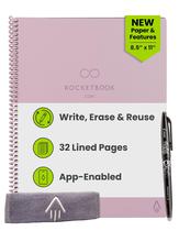 Cuaderno Rocketbook New Core Reutilizable Rosa con Líneas A4 Cuaderno Rocketbook New Core Reutilizable Rosa con Líneas A4