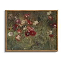 Cuadro Vintage en Lienzo con Marco InSimSea 28x36 cm