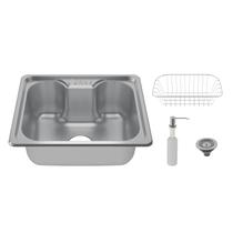 Cuba 50x40 Pia Cozinha Aço Inox 304 Com Acessórios Gourmet Premium Tubrax Cuba 50x40 Pia Cozinha Aço Inox 304 Com Acessórios Gourmet Premium Tubrax