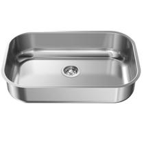 Cuba aço inox 56x35x14 polida ghel plus