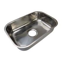 Cuba Aço Inox Retangular Polido 49x34cm Embutir Sobrepor