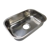 Cuba Aço Inox Retangular Polido 49X34Cm Embutir Sobrepor