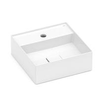 Cuba Apoio 35x35cm Com Mesa Roca T8 Terra Branco A32787w000