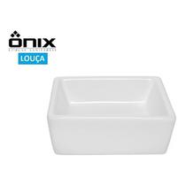 Cuba Apoio Banheiro Quadrada Branca Louça 34cm Onix Cuba Apoio Banheiro Quadrada Branca Louça 34cm Onix