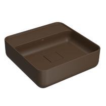 Cuba Apoio Deca Quadrada Mesa 40cm Marrom Fosco L.11040.M.22
