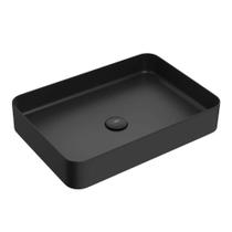 Cuba Apoio Inox Deca Retangular 50cm Preto Fosco Cuba Apoio Inox Deca Retangular 50cm Preto Fosco