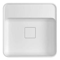 Cuba Apoio Quadrada Mesa 40 cm Deca Slim Branco L.11040.M.17 Cuba Apoio Quadrada Mesa 40 cm Deca Slim Branco L.11040.M.17