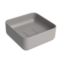 Cuba Apoio Quadrada Slim Cinza Antracite 30 Cm - Deca Cuba Apoio Quadrada Slim Cinza Antracite 30 Cm - Deca