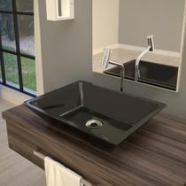 Cuba Apoio Retangular Rt45w Colorida Preto