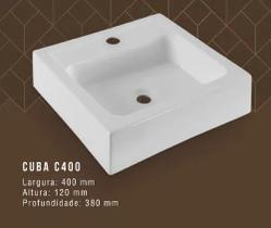 Cuba Apoio Sobrepor Quadrada Retangular C400 40cm Ozini Cuba Apoio Sobrepor Quadrada Retangular C400 40cm Ozini