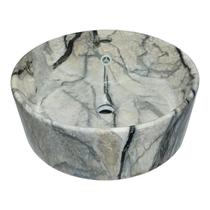 Cuba Banheiro Cerâmica Sobrepor Apoio Marmorizada Mg203