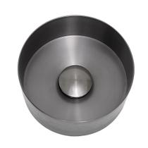 Cuba Banheiro Redonda Escovada Aço Inox 304 Válvula Click Cuba Banheiro Redonda Escovada Aço Inox 304 Válvula Click