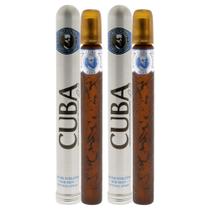 Cuba Blue by Cuba para homens Spray EDT de 1,2 onças pac
