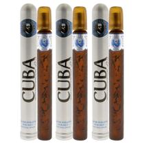 Cuba Blue by Cuba para homens Spray EDT de 1,2 onças pac