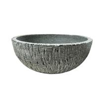 Cuba Bojo Rasgado Redonda Sobrepor Pedra de Sabão 35cm Cinza Cuba Bojo Rasgado Redonda Sobrepor Pedra de Sabão 35cm Cinza