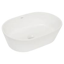 Cuba Branca p/ Banheiro Pia Sobrepor Oval 45x30 Fiori Cuba Branca p/ Banheiro Pia Sobrepor Oval 45x30 Fiori