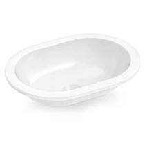 Cuba Celite Sobrepor ou de Embutir Oval 430mmx310mm