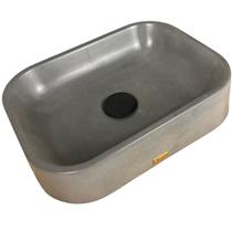 Cuba Cinza Banheiro Lavabo Sobrepor Pia de Apoio Retangular Industrial Cuba Cinza Banheiro Lavabo Sobrepor Pia de Apoio Retangular Industrial