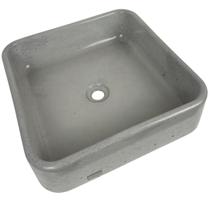 Cuba Concreto Cinza Banheiro Pia Sobrepor Cinza de Apoio Rustica Industrial Cuba Concreto Cinza Banheiro Pia Sobrepor Cinza de Apoio Rustica Industrial