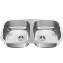 Cuba Cozinha Embutir dupla N5 710x360mm Prof. 140mm - Polida Cuba Cozinha Embutir dupla N5 710x360mm Prof. 140mm - Polida