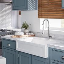 Cuba Cozinha Farm Sink Quadratta 65 Cm Estilo Fazenda Avental