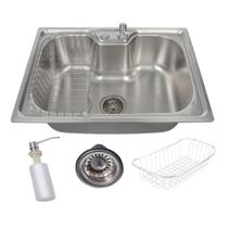 Cuba Cozinha Gourmet Aço Inox 304 Com Acessórios 60x42x21cm