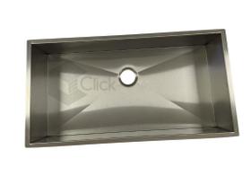 Cuba Cozinha Gourmet Aço Inox Quadrada 80 Cm