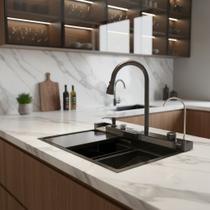 Cuba cozinha gourmet automática multifuncional digital preta Cuba cozinha gourmet automática multifuncional digital preta