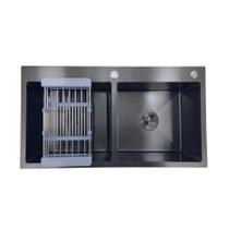 Cuba Cozinha Gourmet em Aço 304 Nano Black 7843B + Disp 500