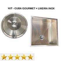 Cuba Cozinha Gourmet Inox Com Acessório 70x40 Cm