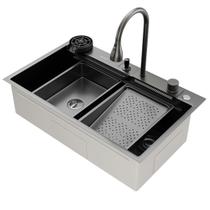 Cuba Cozinha Gourmet Miami Nano Black Aço Inox 304 GoldenX