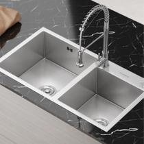 Cuba Cozinha Gourmet Nápoles Dupla Aço Inox 304 GoldenX Cuba Cozinha Gourmet Nápoles Dupla Aço Inox 304 GoldenX